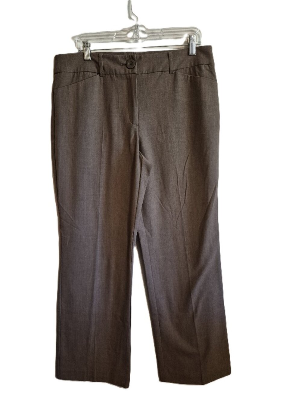 Sag Harbor Stretch Brown Trouser Dress Pant Size 12